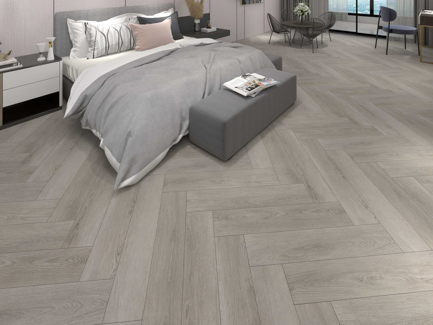 Calitex Wood Bosland Oak visgraat PVC klik – van iVloer Vianen