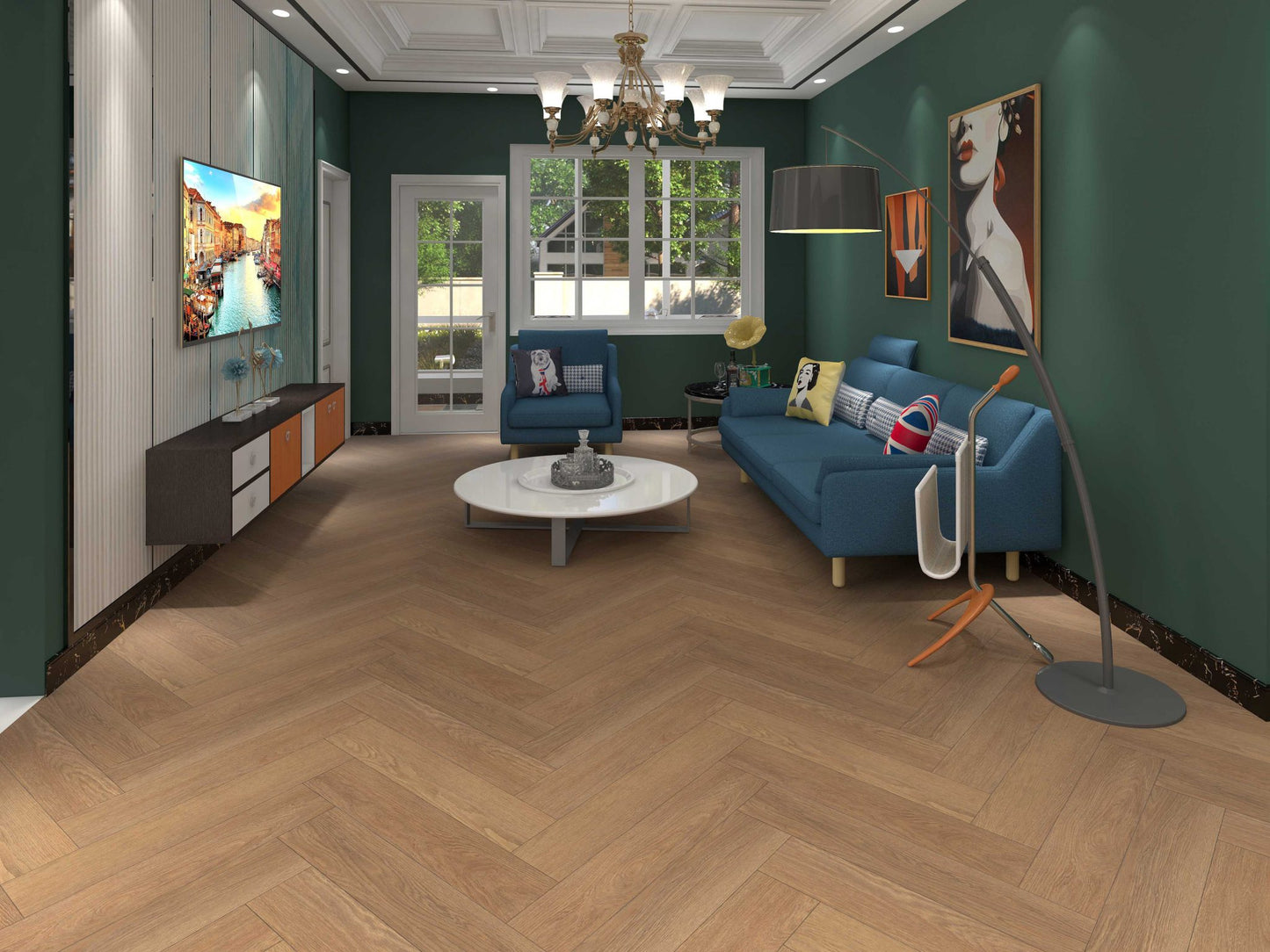 Calitex Wood Valley Oak visgraat PVC klik – van iVloer Vianen