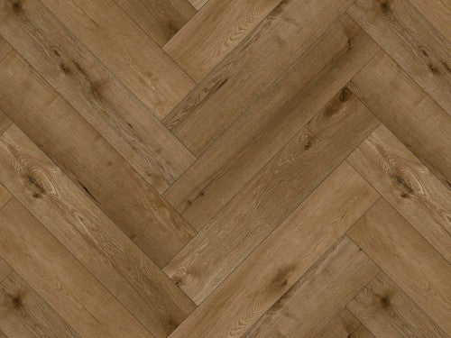 Calitex Grande Amber Oak visgraat PVC klik