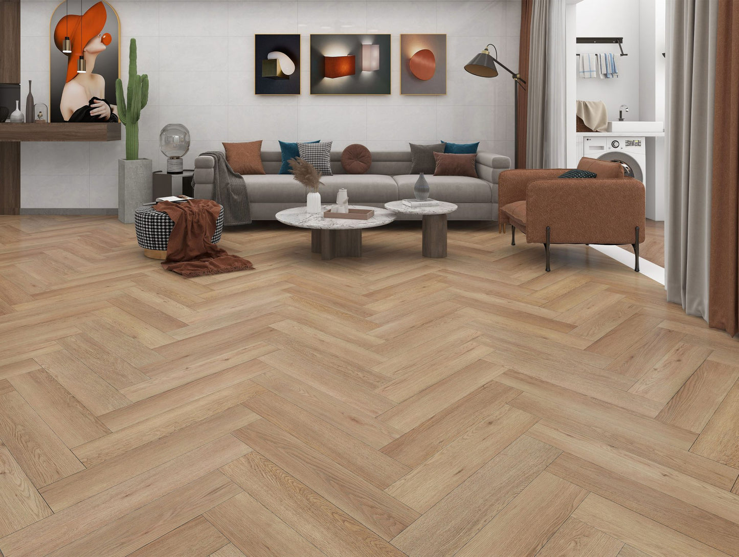 Calitex diamonds Ruby visgraat PVC Klik – van iVloer Vianen