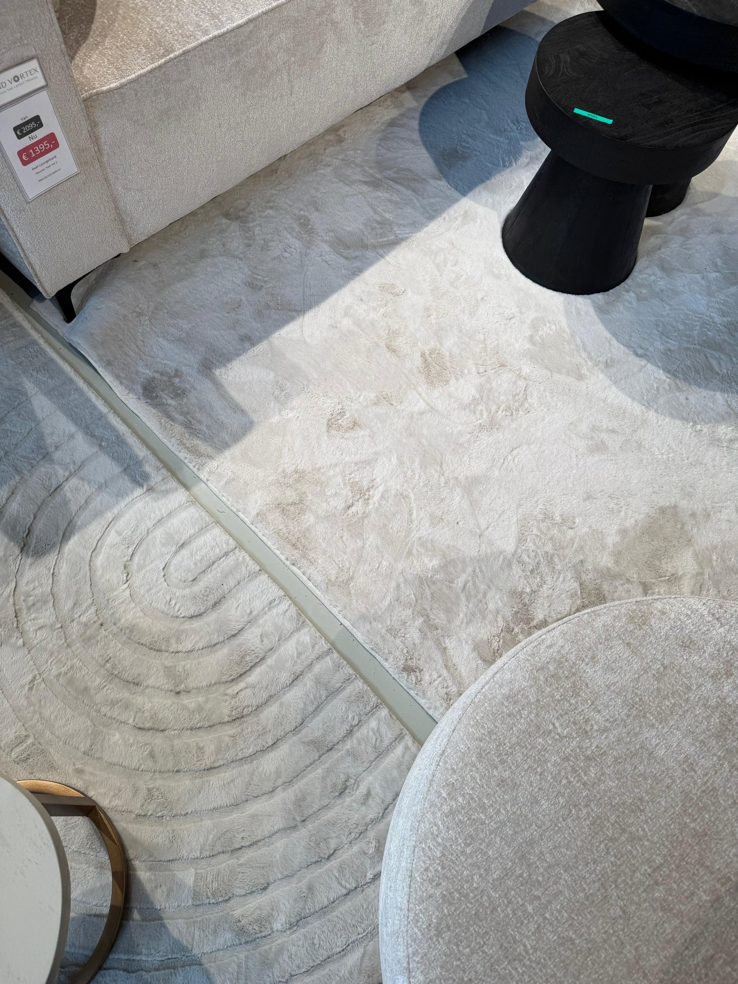 Vloerkleed Trend Fluffy cream ACTIE