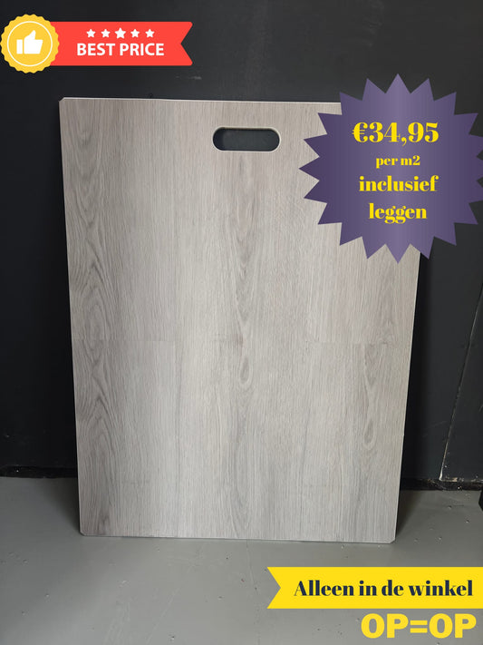 Cavellé plank PVC Klik INCLUSIEF legservice