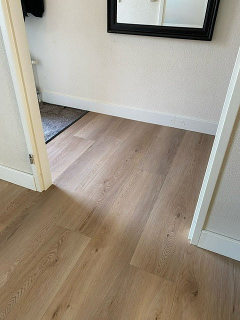 Demonte series beige met v-groef visgraat 23005SXL PVC Klik