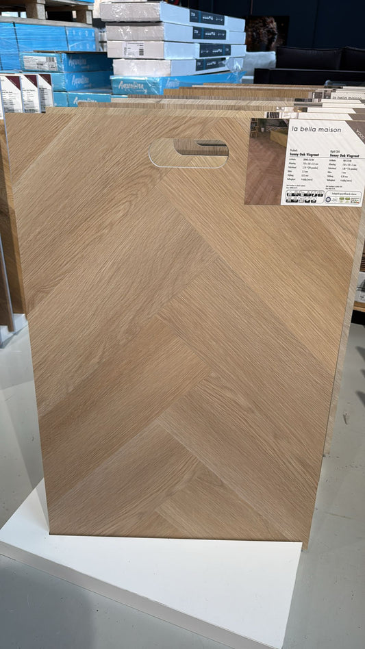 Calitex Wood Sunny Oak visgraat PVC klik