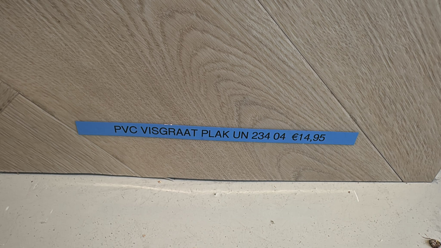 UNS CIN 234 04 visgraat - PLAK pvc