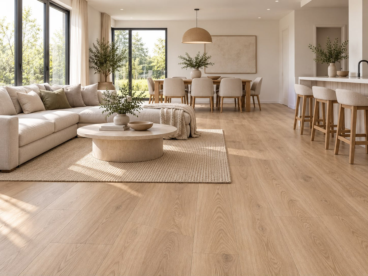 Cream Oak Majster - plank KLIK PVC