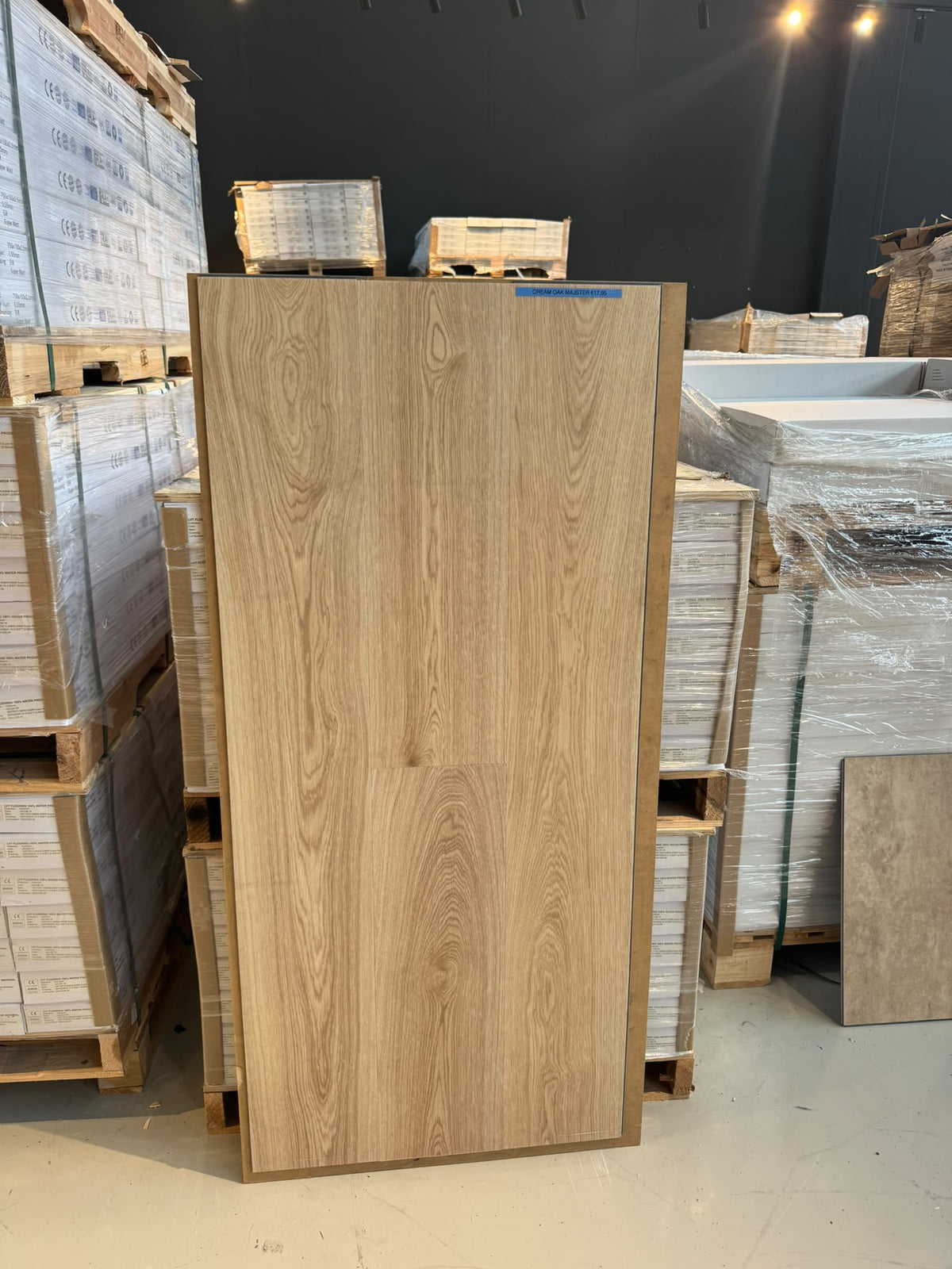 Cream Oak Majster - plank KLIK PVC